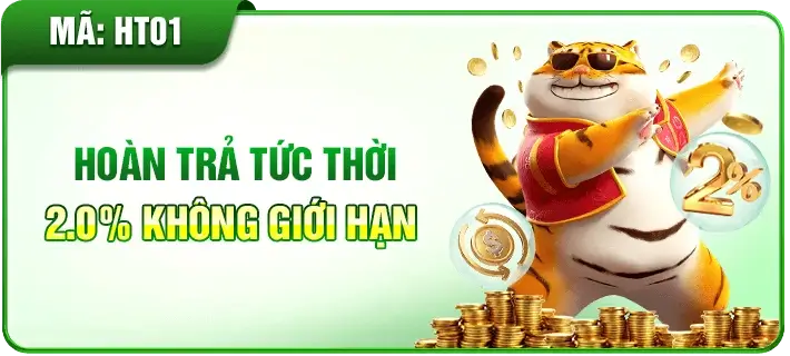 Cm8877 hoàn trả tức thì 2% không giới hạn mỗi ngày